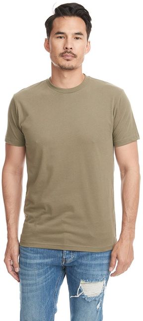 Next Level Men's Sueded Crew Short Sleeve T-Shirt